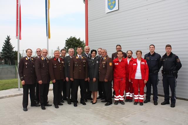 Vertretre der Blaulichtorganisationen